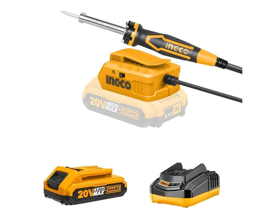 Soldadora Estaño Inalámbrica 20V Batería + Cargador