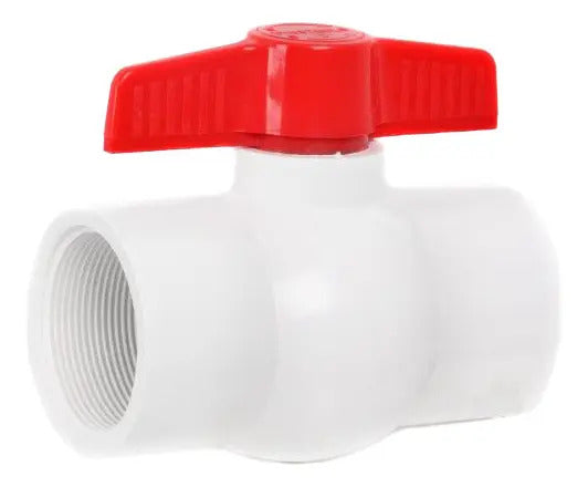 Llave Paso PVC 2'' Con Rosca