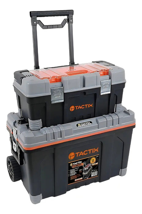 Caja Herramientas Carro Organizador Con Ruedas 2 En 1