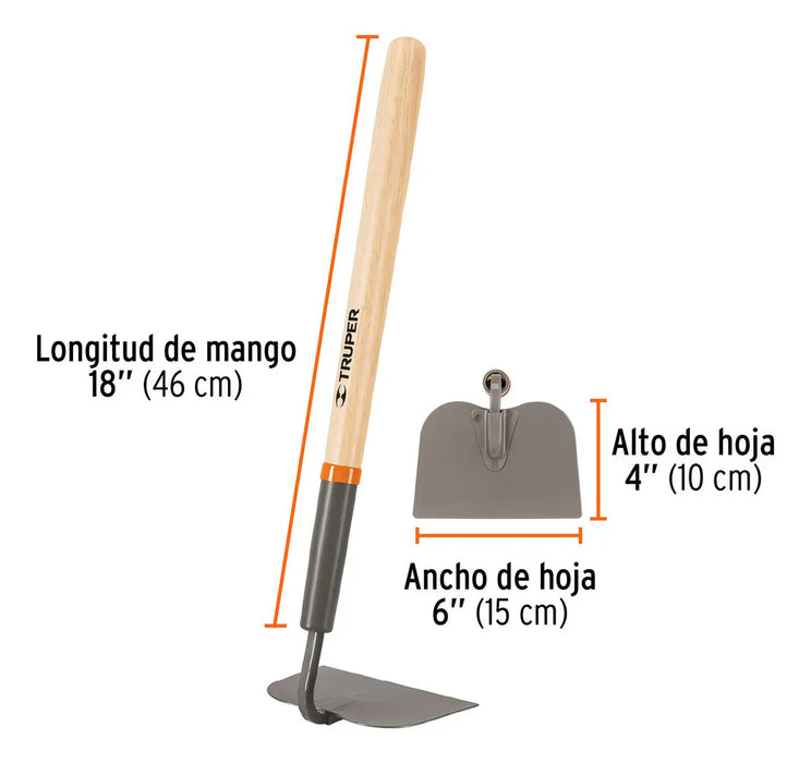 Azadón Tomatero Con Cabo Corto Jardinería Truper
