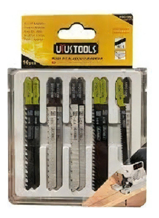 Set 10 Un Hoja Caladora P/madera Combinada