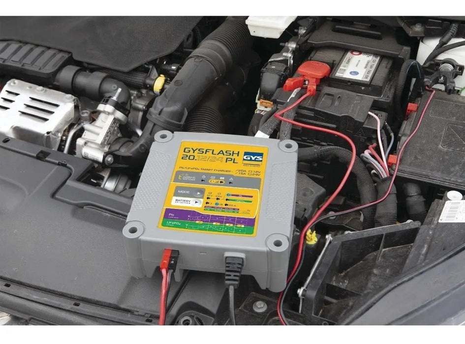 Cargador Baterias Gysflash 20.12/24 Pl