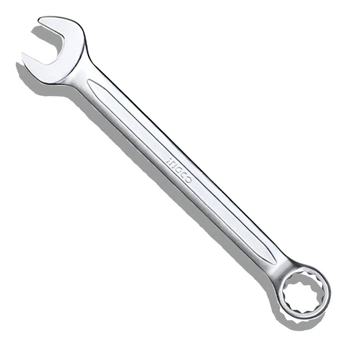 Llave de Extremo Combinada Ingco de Acero Inoxidable de 22 Mm Cromado