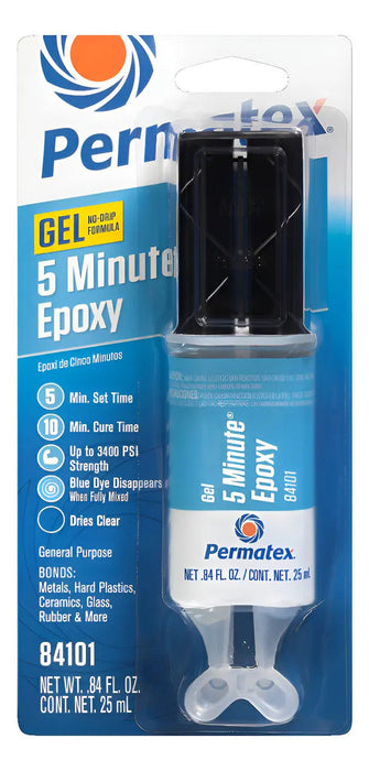 Pegamento Líquido Permatex Epox Ultra Rápida 25 Cc Gris