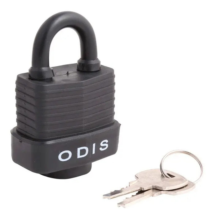 Candado Waterproof Odis 49mm con Llave Negro