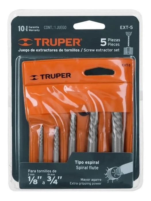 Juego Extractor De Tornillos Allen Rotos 5 Pzs
