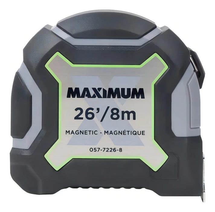 Huincha de Medir Magnética Maximum (Tactix) de 8 Mts