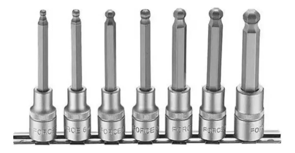 Jgo. Dados Hexago Allen 5-12mm 7 Pzas. L/bola