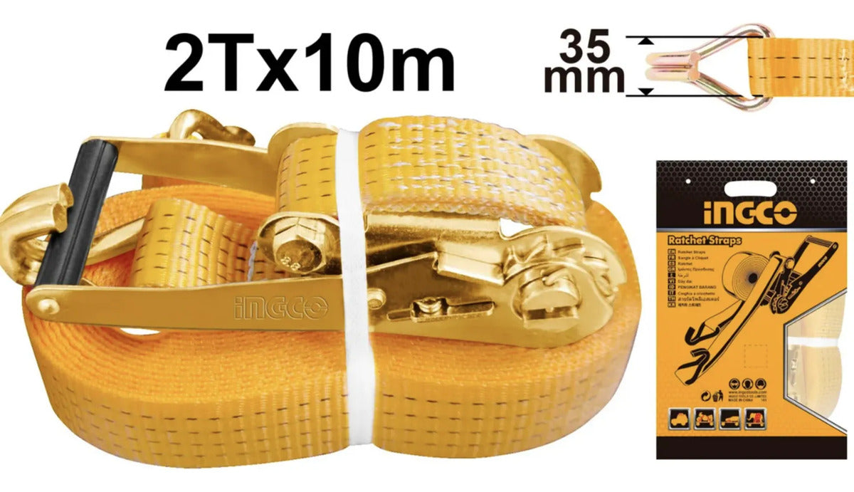 Eslinga Ingco 10 Mt X 35 Mm Carga Maxima 2.000 Kg
