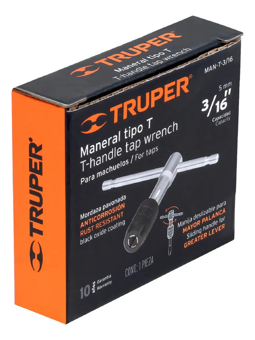 Maneral En T Para Machuelo 3/16