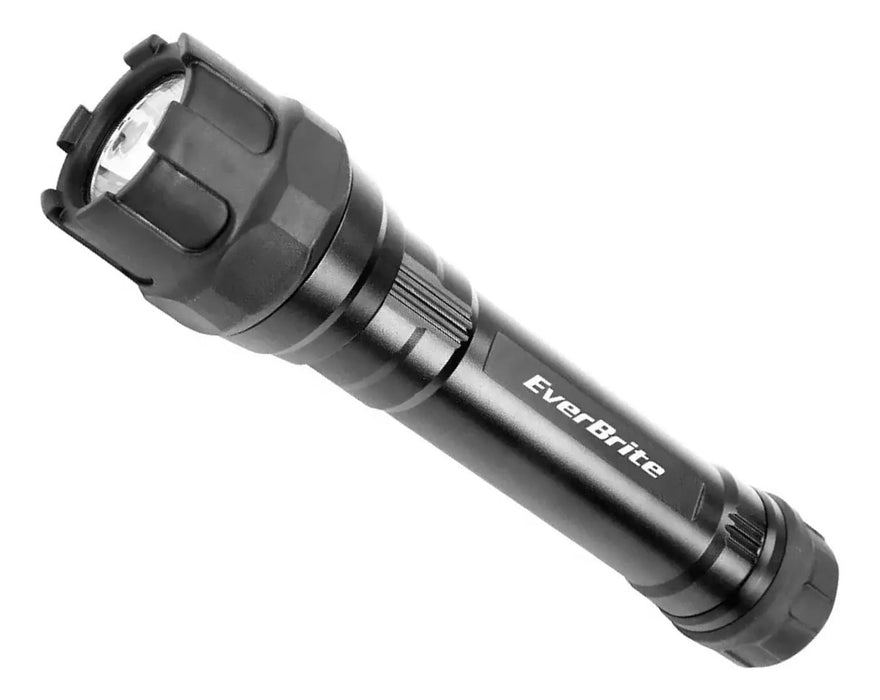 Linterna Aluminio Goma 2xd 360 Lum Everbrite Negro