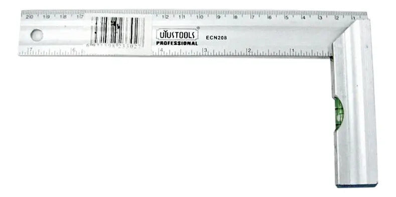 Escuadra con Nivel Aluminio 8'' Uyustools