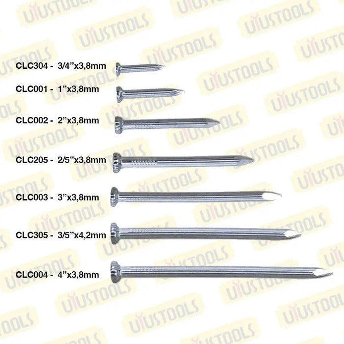 Clavo Concreto Galvanizado 4'' (bolsa 74un 1kg)