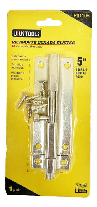 Picaporte Dorado 5''