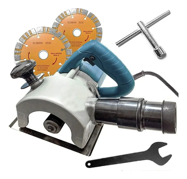 Acanaladora Cortadora Muros y Pared Potencia 1600w