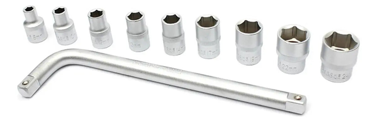Juego De Dados Profesional 10pcs 1/2'' Tw