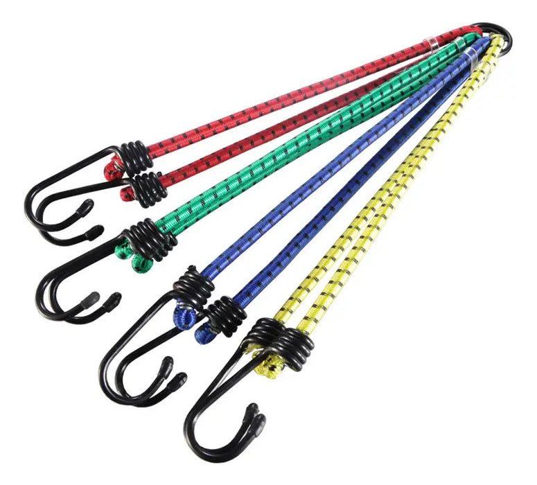 Set 4 Pcs Cuerda Elástica 8mm X 60cm