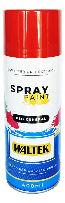 Pintura Spray 400ml/230g Normal-rojo Waltek