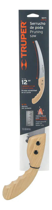Serrucho de Poda 30 cm Mango Madera 6 DPP