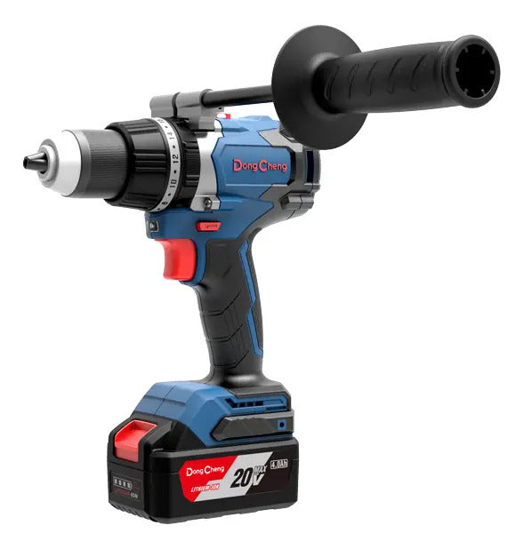Taladro Percutor 13mm 20V 1 Batería 4Ah Brushless Dongcheng
