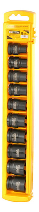 Juego De Dado Impacto Corto 1/2" Set 10pcs