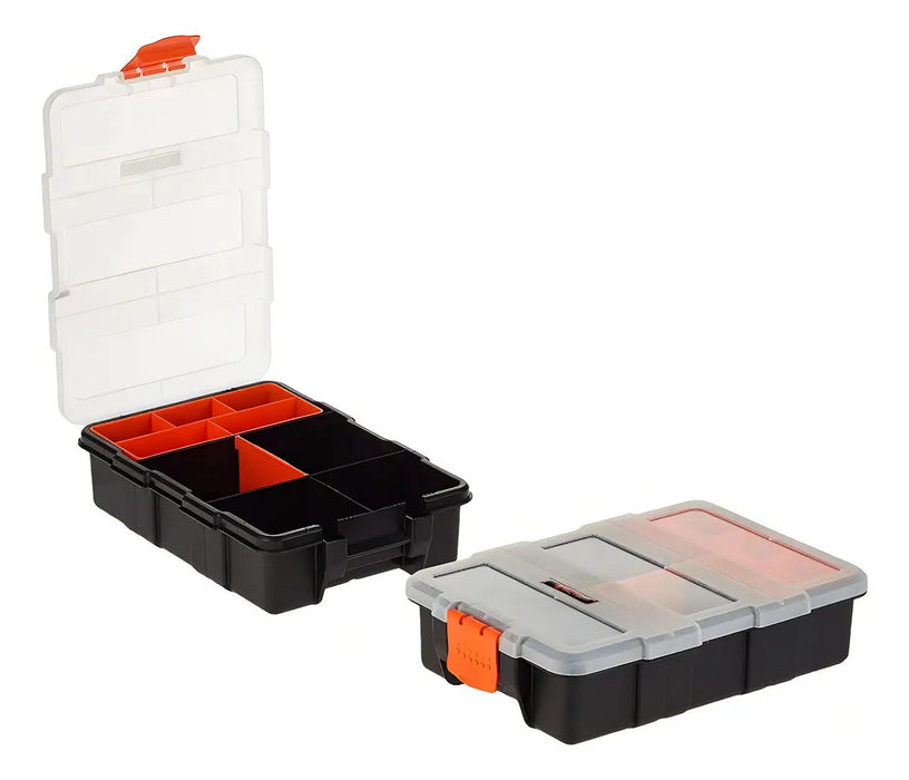 Organizador Plástico Juego 4 Piezas Tactix Color Negro