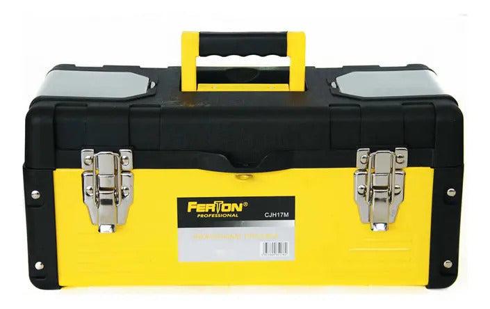 Caja de Herramientas Plástica 17'' con Broches Metálicos Ferton