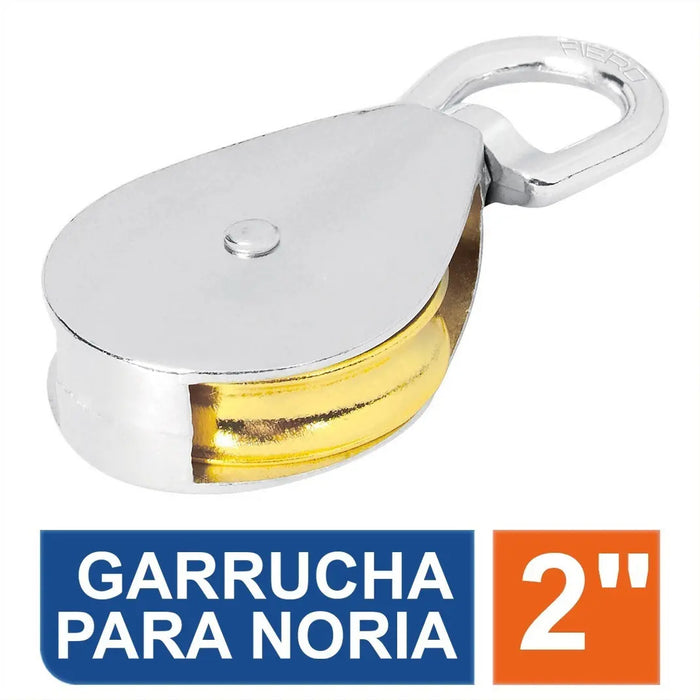 Garrucha Metálica Para Noria De 2''