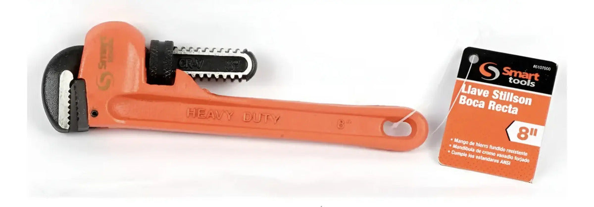 Llave Stillson 8'' Smart Tools