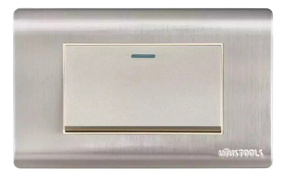 Interruptor Simple Sec 220v Titanio 16a
