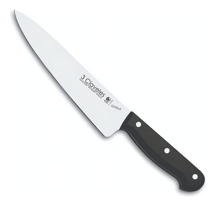 Cuchillo Cocinero 3 Claveles Uniblock Acero Inoxidable 30cm
