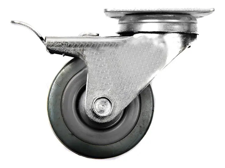 Rueda Industrial Gris 2" Con Freno