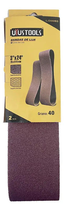 Bandas De Lija 2pcs 3 X24 40#