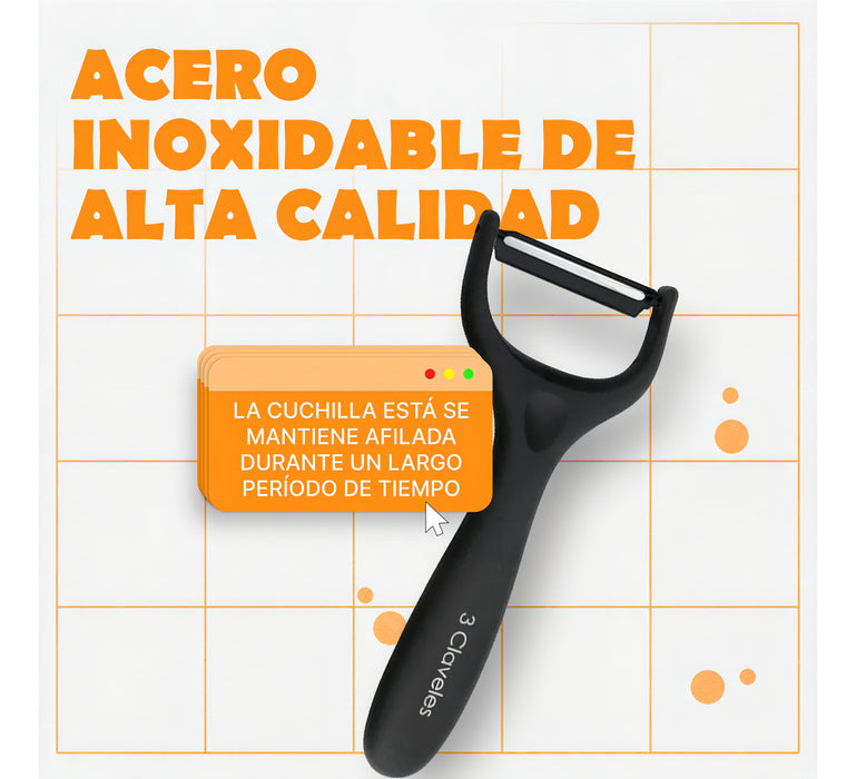 Pelador 15cm 3 Claveles