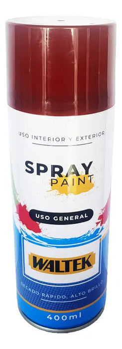 Pintura Spray 400ml/230g Normal-rojo Oscuro Waltek