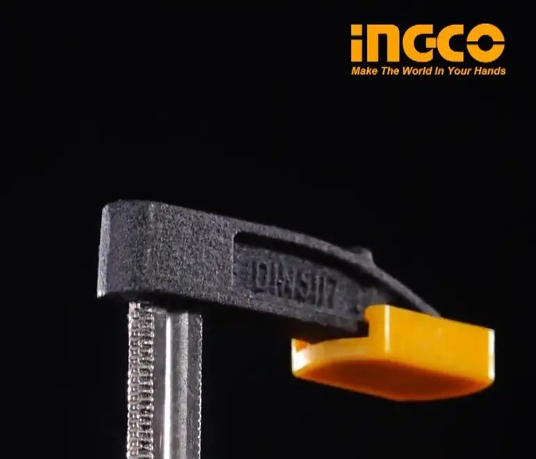 Ingco Prensa Sargento Tipo F 50x150mm Ajuste Rápido Iron