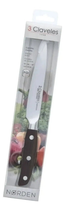 Cuchillo Tres Claveles Forjado Norden Cocina 13,0 Cms