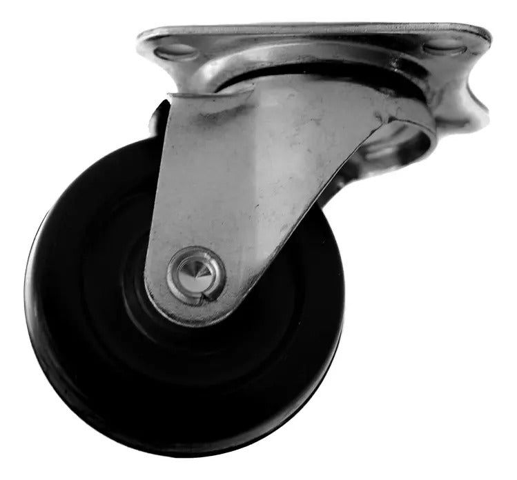 Rueda Industrial Negra 1.5" Fos