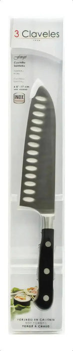 Cuchillo Santoku 3 Claveles Forge Acero Inoxidable 17 Cm