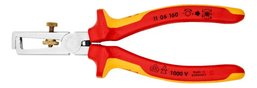Alicate Pelacables Aislado 1000V 6'' Knipex 1106160