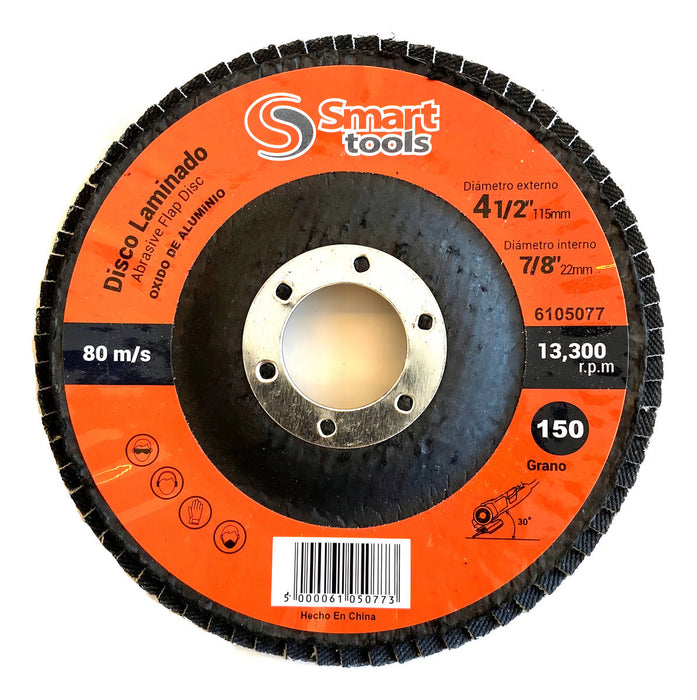 Discos de Lija Traslapado 4.1/2'' Grano #40 al #320