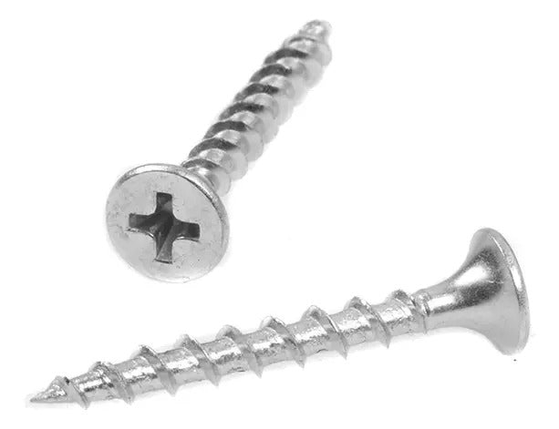 Tornillo Volcanita Zincado 6 x 1-1/4'' 1000un