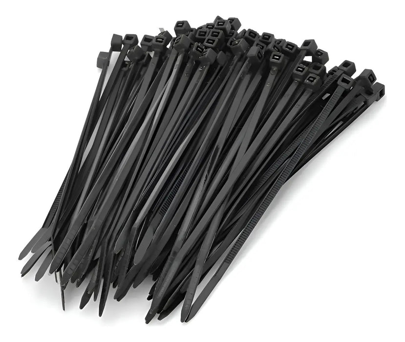Bolsa Amarras Plásticas Tactix 250mm (100pzas) Color Negro