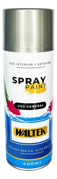 Pintura Spray 400ml/230g Normal-aluminio Waltek