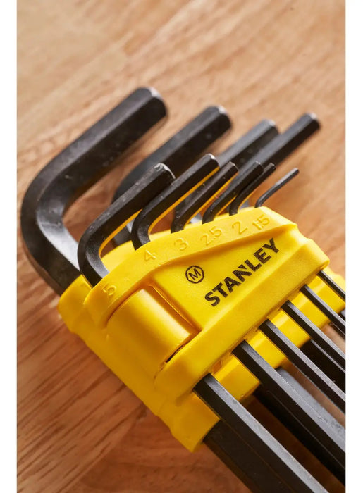 Set de 10 Llaves Allen Hexagonales Stanley