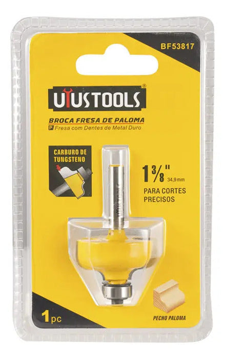 Broca Fresa De Paloma C/r 1-3/8''-17.5mm