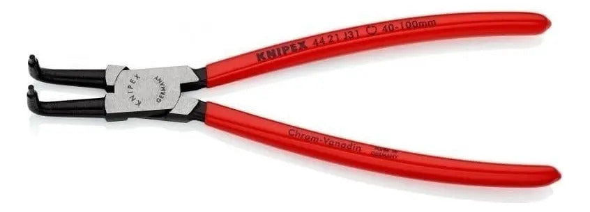Alicate Knipex 4421j31 Curvo 90° Para Arandelas Interiores Din 5256 D 9''