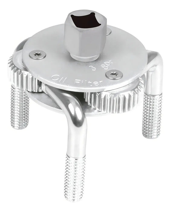 Llave de 3 Puntos para Filtro de Aceite Truper Plateado