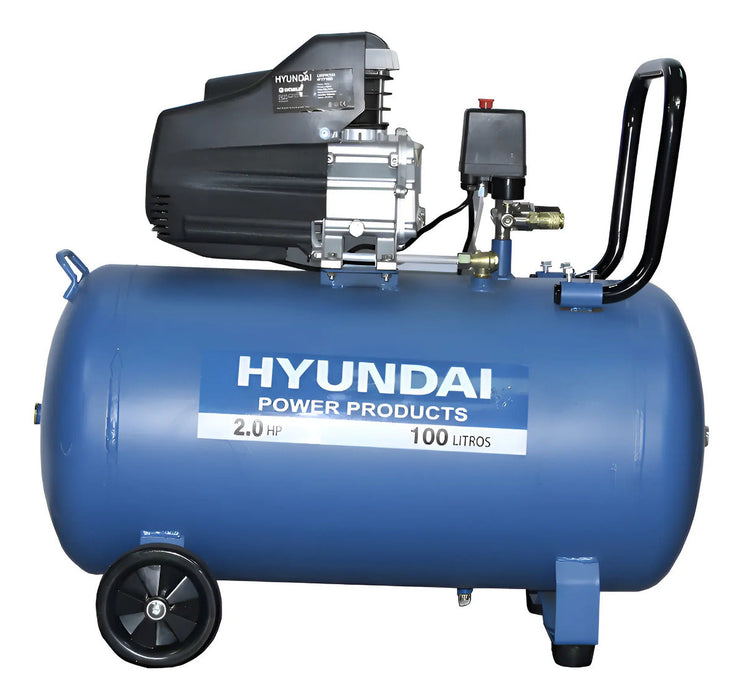 Compresor Hyundai Monofásico 2hp 100l 115psi Directo