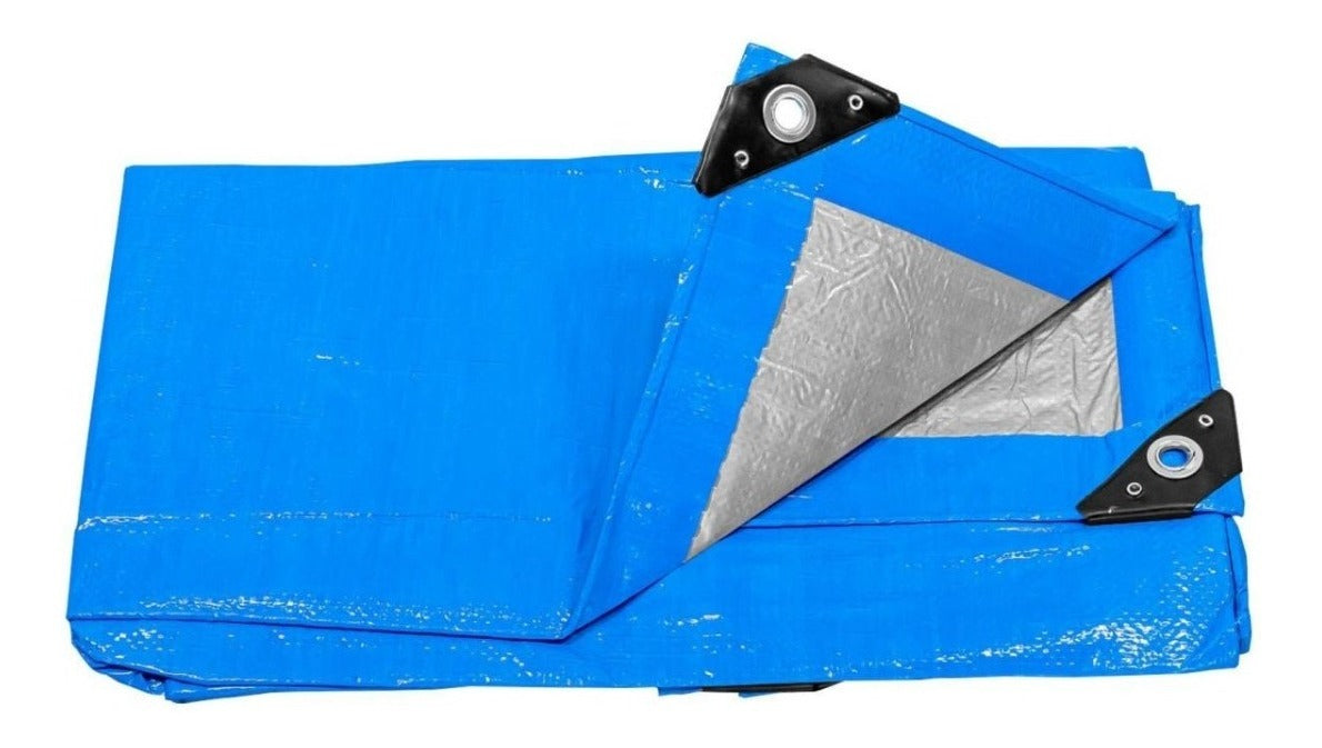 Lona Toldo Carpa Camping 4 X 6 Metros Pretul Azul